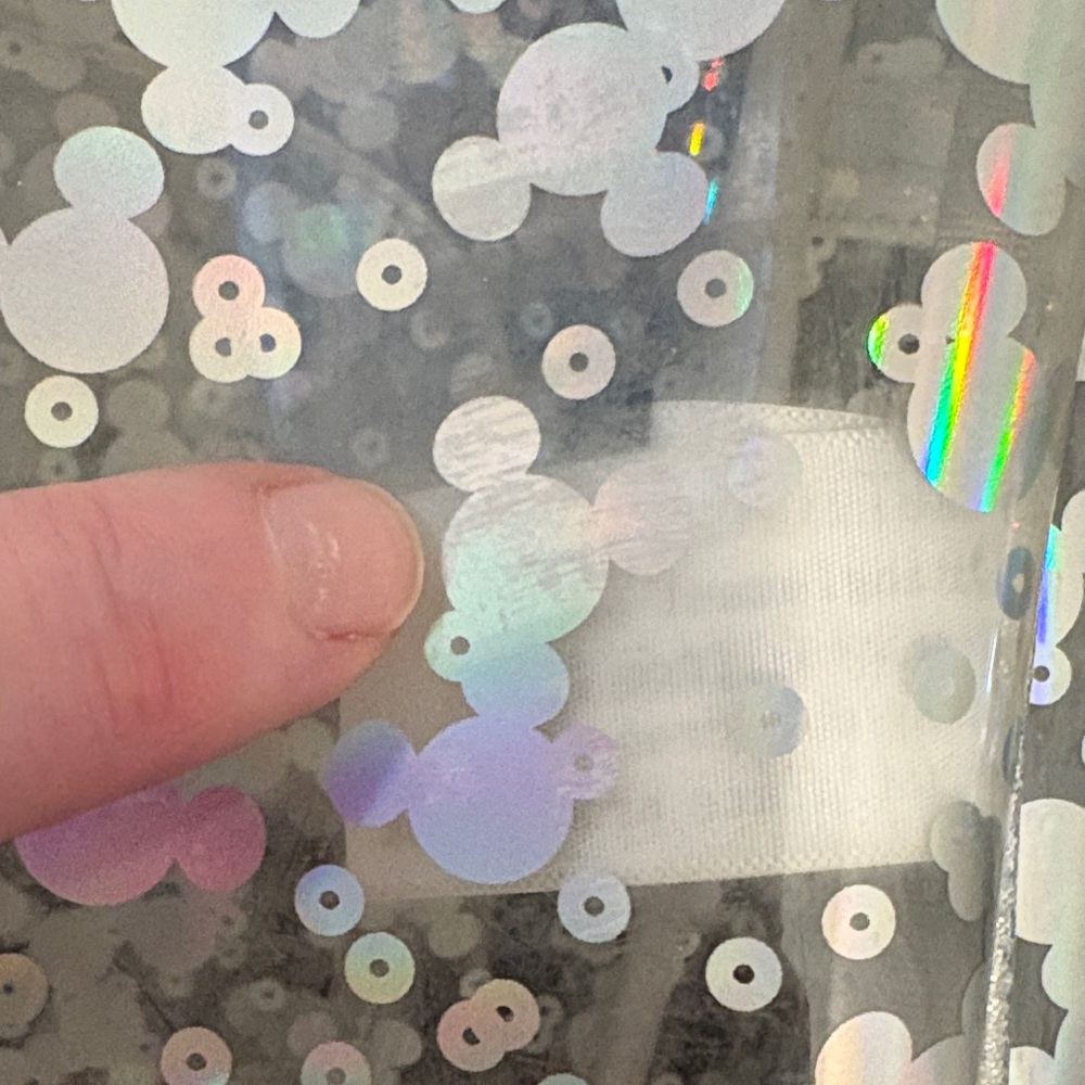 Disney Mickey Mouse Clear Loungefly Backpack Disney Parks Magic Mirror - Picture 4 of 5